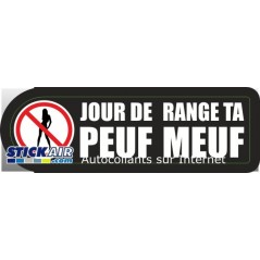 Jour de Peuf Range ta Meuf