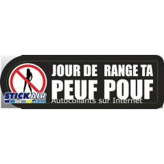 Jour de Peuf Range ta Pouf