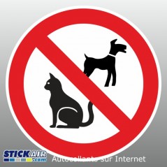 Animaux interdits
