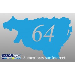 Sticker Pyrenees Atlantiques