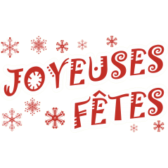 Kit  déco pour vitrines de Noël 1