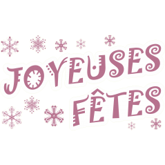 Kit déco pour vitrines de Noël 3