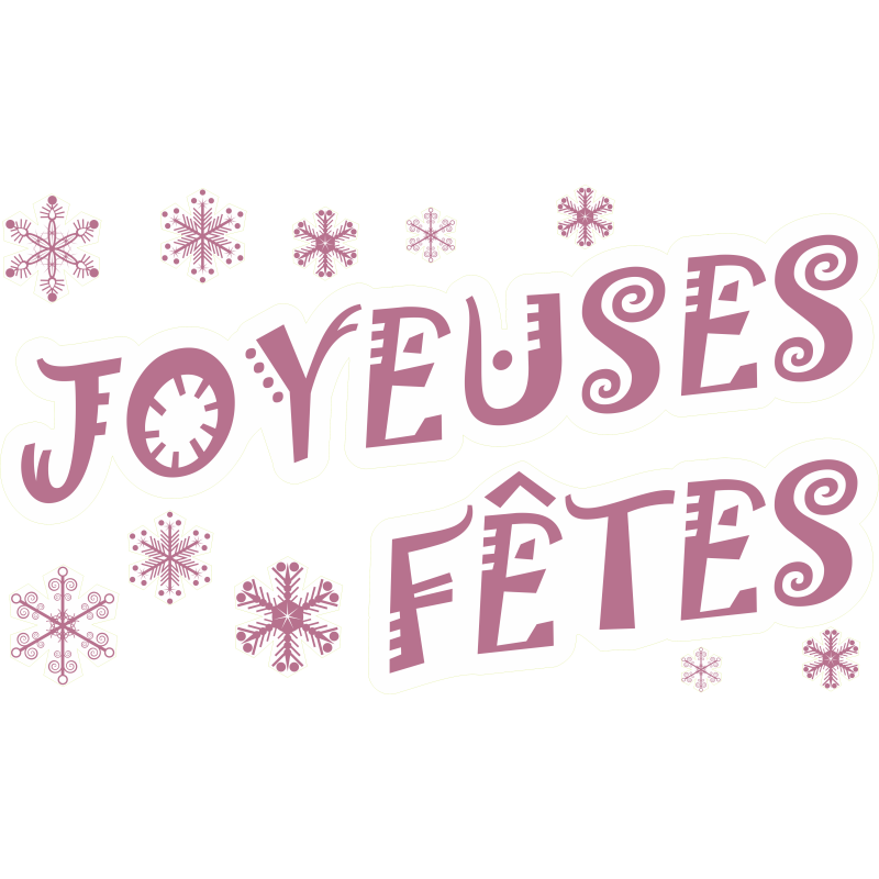 Kit déco pour vitrines de Noël 3