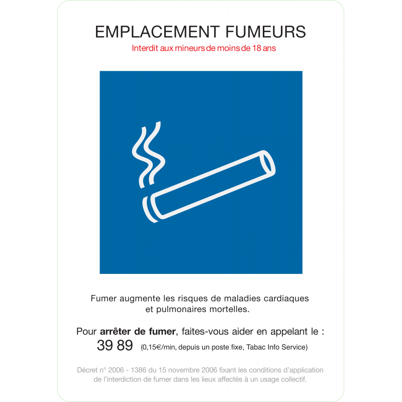 Emplacement fumeurs officiel