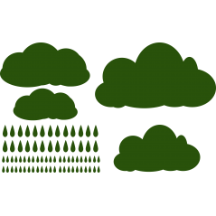 Planche nuages et pluie