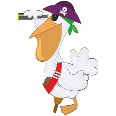 Pelican pirate