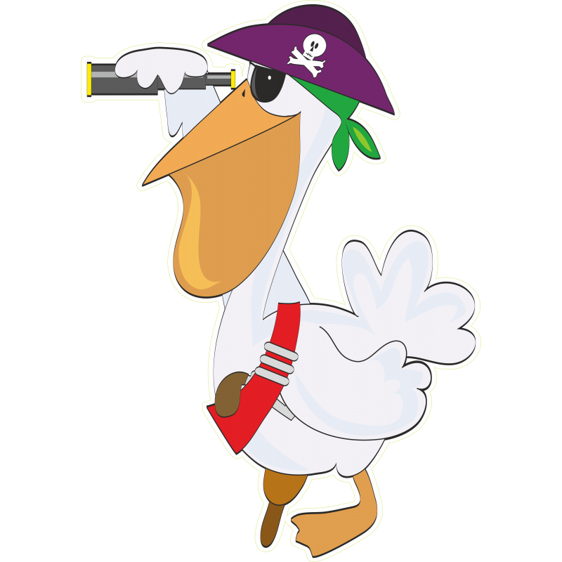 Pelican pirate