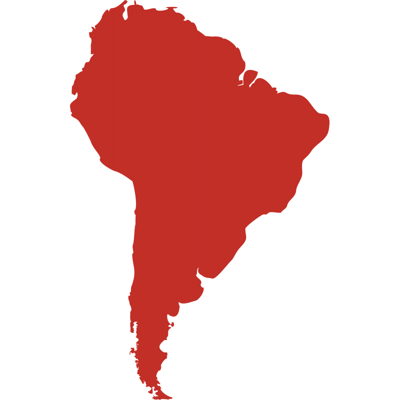 Carte Amerique du sud