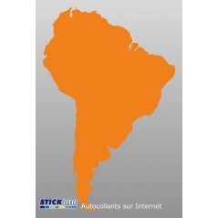 Carte Amerique du sud