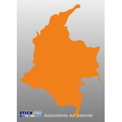 Carte Colombie