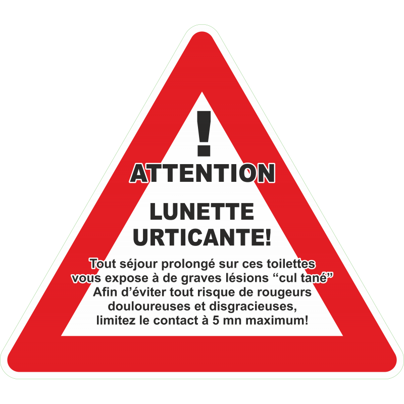 Attention lunette urticante