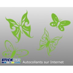 007 - Quatre papillons