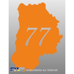 Sticker Seine et Marne