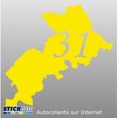 Sticker Haute Garonne
