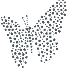 Papillon de fleurs