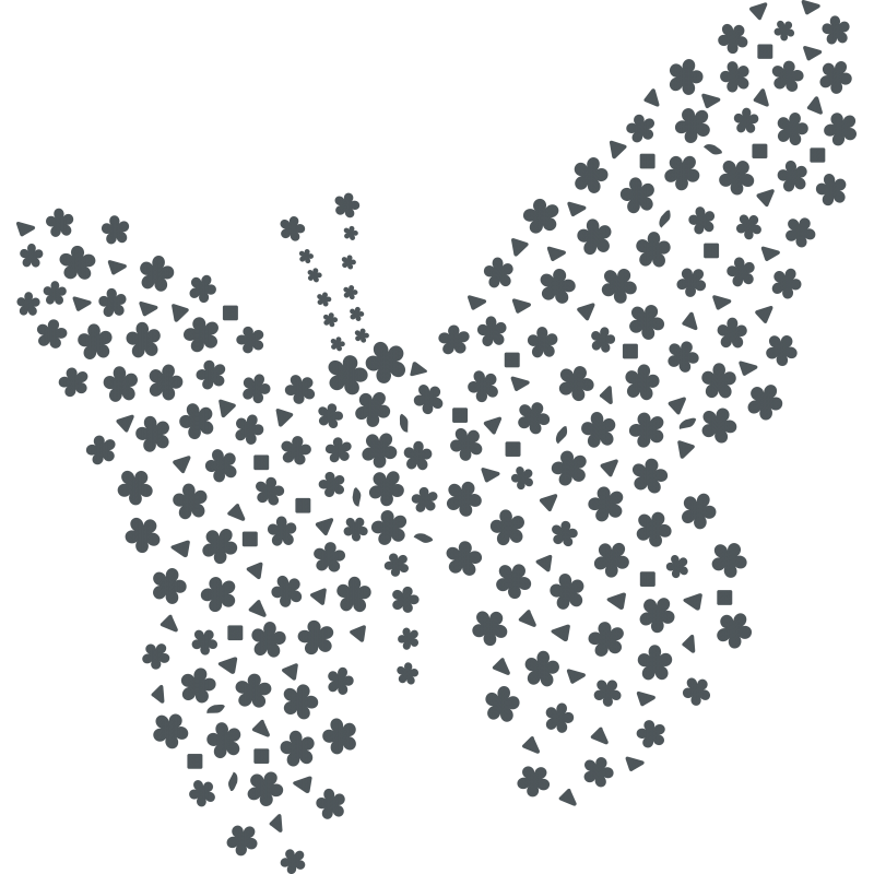 Papillon de fleurs Papillon de fleurs