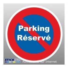 Parking réservé