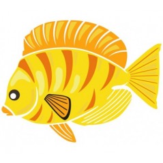 Poisson jaune
